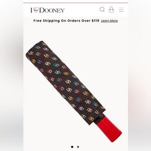 Authentic Monogram Rainbow Dooney and Bourke Umbrella